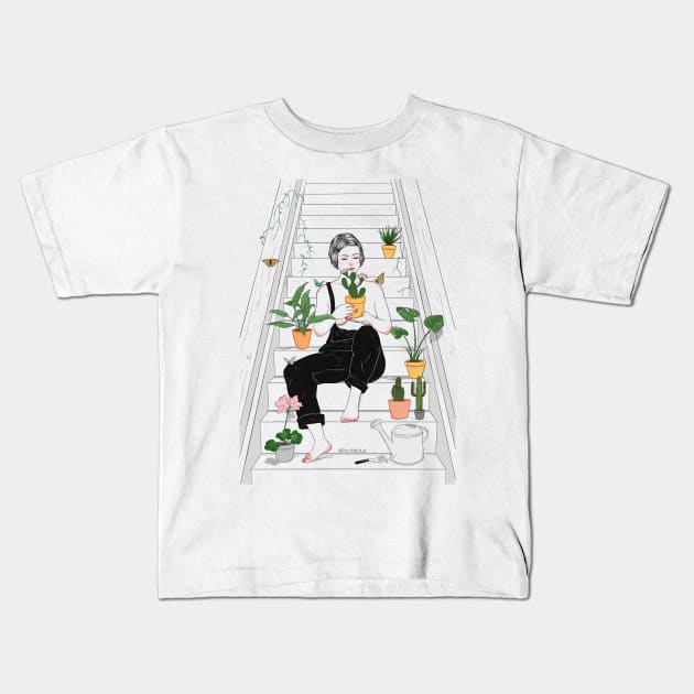 Beauty Everywhere Kids T-Shirt by poetryNcolor